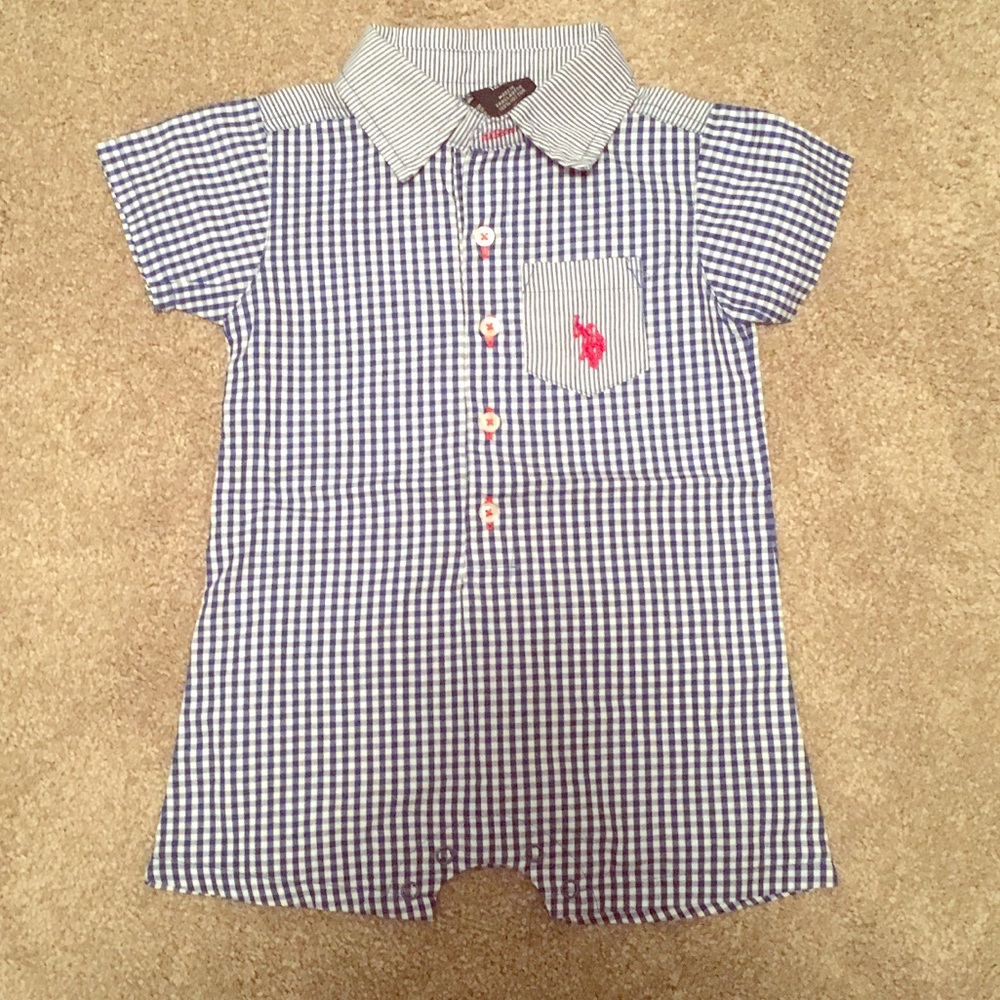 NWOT! Infant Polo Assn Short Romper! 🥰